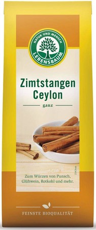 CYNAMON CEJLOŃSKI LASKA BIO (6 szt.) - LEBENSBAUM