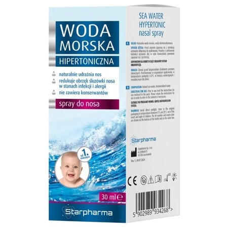 Starpharma Woda Morska Hipertoniczna 30 ml