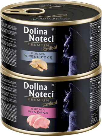 DOLINA NOTECI PREMIUM Kot Sterilised Perliczka 185g