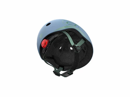 SCOOTANDRIDE Kask XXS-S dla dzieci 1-5 lat Steel