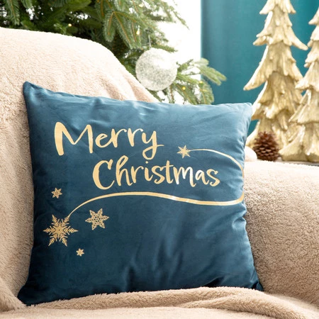 POSZEWKA ŚWIATECZNA JOY2D 45 X 45 CM GRANATOWY