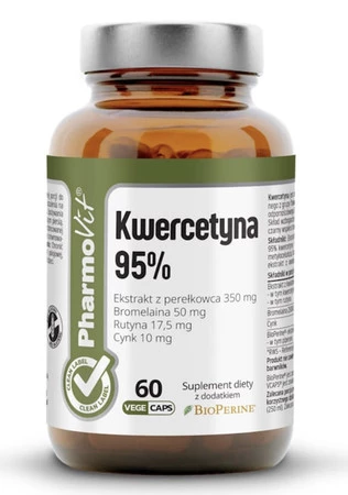 KWERCETYNA 60 KAPSUŁEK 33,36 g - PHARMOVIT (CLEAN LABEL)