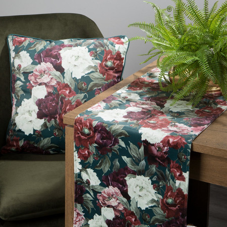 OBRUS VELVET 2 35 X 180 CM ZIELONY
