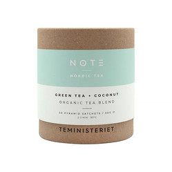 Teministeriet - NOTE Green Tea Coconut Organic - Herbata 20 Torebek