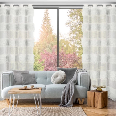 FIRANA GOTOWA MARGARET 140 X 250 CM KREMOWY