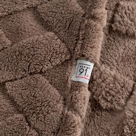 KOC D91 CARO 70 X 160 CM CIEMNOBEŻOWY