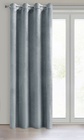 ZASŁONA GOTOWA MELANIE 140 X 250 CM SZARY