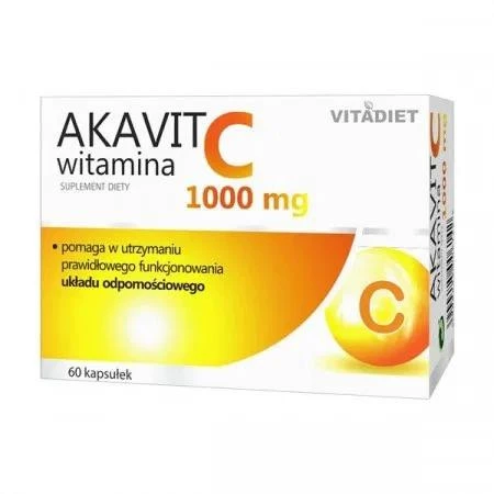 Vitadiet Akavit Witamina C 1000 Mg 60 K Odporność