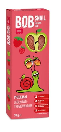 Bob Snail jabłko-truskawka, 30g