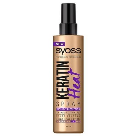 Schwarzkopf Syoss Keratin Heat Spray do włosów modelujący  200ml