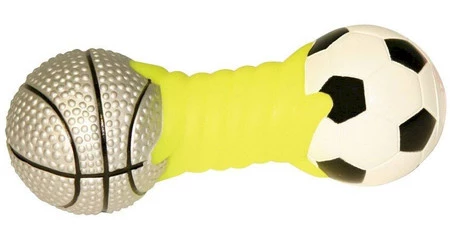 KERBL Hantel Sport winylowy z piszczałką dla psa 14,5cm