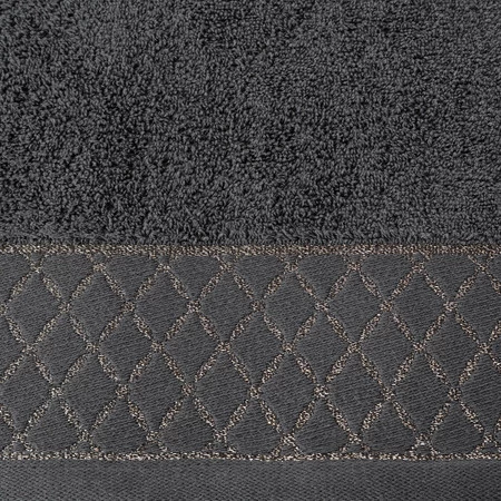 Ręcznik Layla (05), 50 x 90 cm, Stalowy