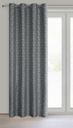 ZASŁONA GOTOWA SEMI 140 X 250 CM STALOWY