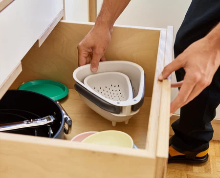 Joseph Joseph Durszlak ze składanym uchwytem Droplet