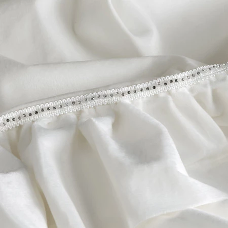 ZASŁONA GOTOWA CARLI NA TAŚMIE 140 X 270 CM BIAŁY