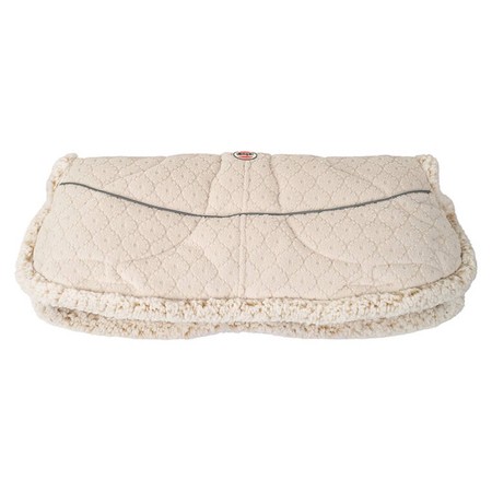 Lodger Polarowa mufka do wózka jasnobeżowa Fleece Birch