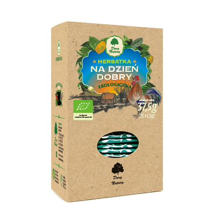 Dary Natury − Herbata na dzień dobry Eko − 25 x 1,5 g