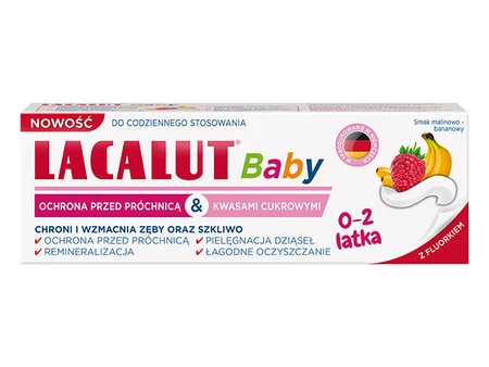 LACALUT PASTA DLA DZIECI BABY 0-2lat 55ml