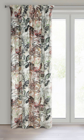 ZASŁONA GOTOWA ARINA NA TAŚMIE 140 X 270 CM BIAŁY
