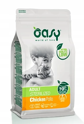 OASY Cat ADULT Sterilized Chicken Kurczak 300g