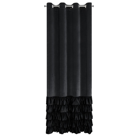 ZASŁONA GOTOWA DANI 140 X 250 CM CZARNY