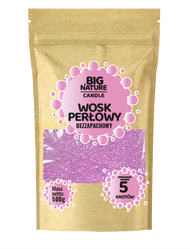 Big Nature Wosk Perłowy Różowy 500g