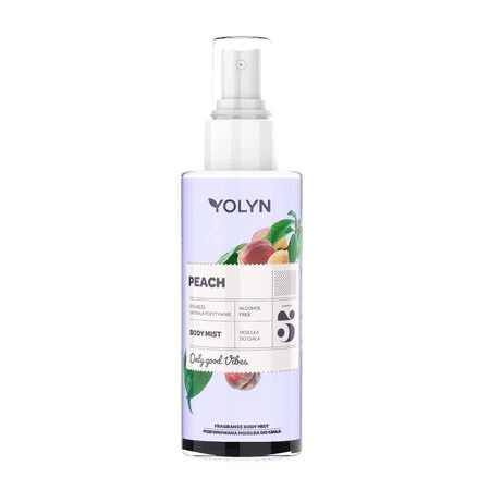 YOLYN Mgiełka do ciała Peach (Brzoskwinia) 200 ml