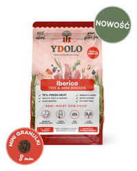 YDOLO MINI Iberico - wieprzowina Iberico - półwilgotna karma dla psów małych ras (700g)