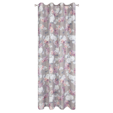 ZASŁONA GOTOWA SHERRY 140 X 250 CM SREBRNY