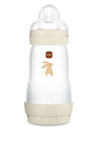 MAM Butelka Antykolkowa Perfect Start 260ml, Grounding in Nature, Unisex, Beżowa