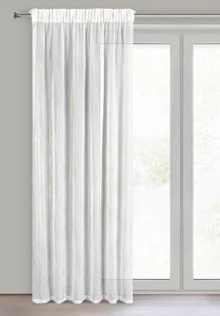 FIRANA GOTOWA ASTRA NA TAŚMIE 140 X 270 CM BIAŁY