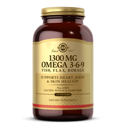 Solgar Omega 3-6-9 kwasy tłuszczowe EPA i DHA 120 kaps.
