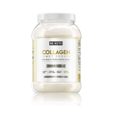 BeKeto Kolagen z olejem MCT 800 g smak Francuska Wanilia