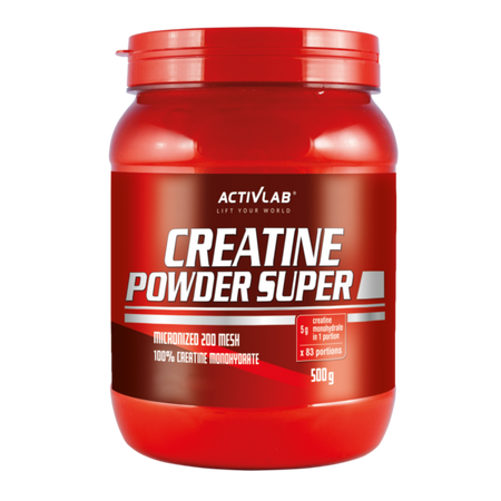 ACTIVLAB CREATINE POWDER SUPER Kreatyna 500g smak naturalny