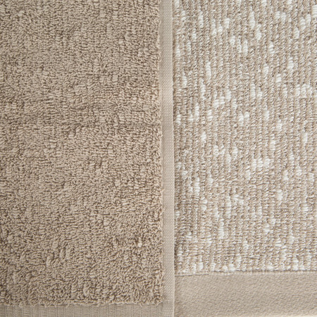 Komplet Ręczników 2 37 x 25 x 10 cm, Jasnobrązowy