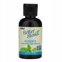 Now Foods Stewia Glycerite zamiennik cukru Stewia 60 ml