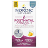 Nordic Naturals Postnatal Omega-3 kwasy tłuszczowe EPA i DHA 60 kaps. smak cytryna