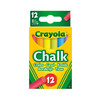 Kreda 12kolorów niepyląca kolorowa Crayola 0281