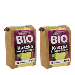Zestaw: 2x KASZKA KUKURYDZIANA BIO 400 g - NATURAVENA