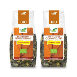 Zestaw: 2x BIO PLANET Pestki dyni ciemnozielone u.w EBIO 150g