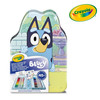 Crayola Zestaw artystyczny (kolorowanki dla dzieci, naklejki i flamastry) 47 el. Bluey 4+