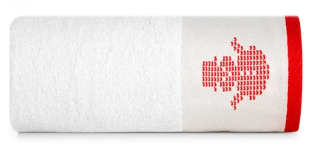 Ręcznik Świateczny Noel01 50 x 90 cm, Biały