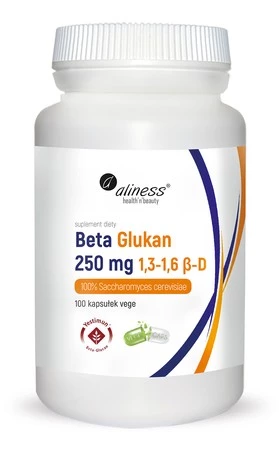 Aliness Beta Glukan Yestimun® 1,3-1,6 β-D  250 mg x 100 Vege caps.