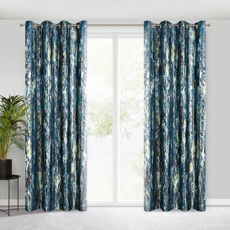 ZASŁONA GOTOWA GRACE 140 X 250 CM GRANATOWY