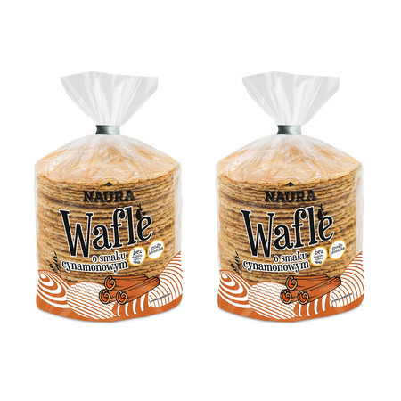 Zestaw 2x Wafle pszenne o smaku cynamonowym 100g