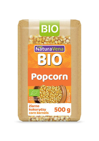 NATURAVENA POPCORN (ZIARNO KUKURYDZY) BIO 500 g