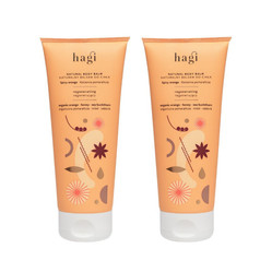 Zestaw: 2x Hagi - Balsam do ciała korzenna pomarańcza - regenerujący 200 ml
