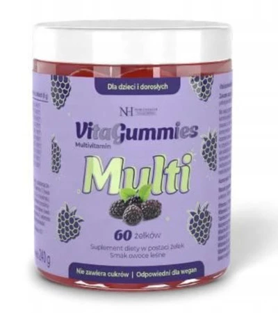 Noble Health VitaGummies Multivitamin w żelkach smak owoce leśne 60 szt.