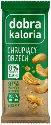 Dobra Kaloria − Baton owocowy chrupiący orzech − 35 g