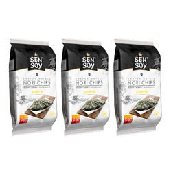 Zestaw: 3x CHIPSY NORI KLASYCZNE BEZGLUTENOWE 4,5 g - SEN SOY